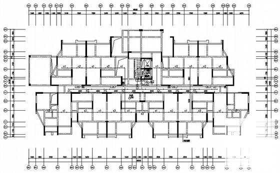 14399m平米20层钢筋混凝土结构保障性住房电气CAD施工图纸 - 2