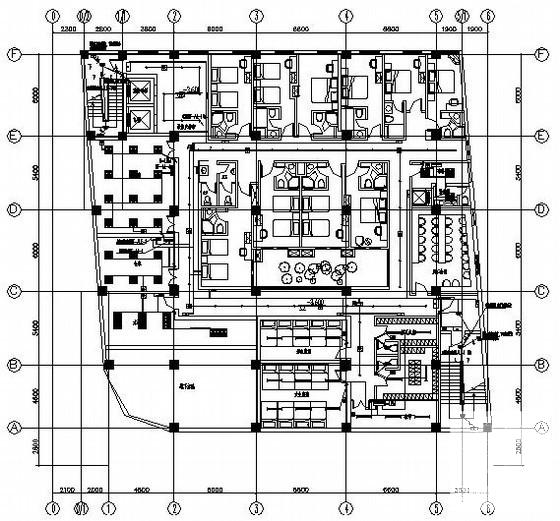 地上10层酒店电气CAD施工图纸（二级负荷） - 1