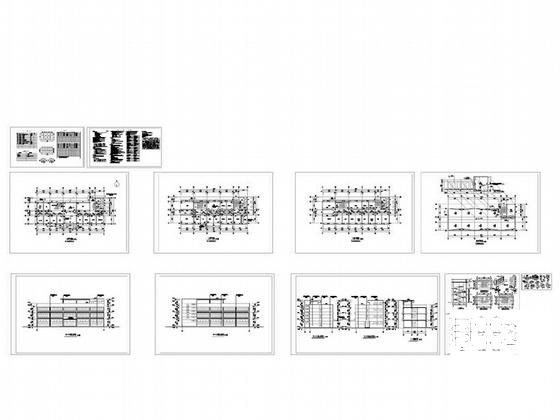 卫生院建筑施工图（74页图纸） - 4