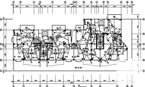 普通15层住宅楼建筑电气CAD施工图纸（二级负荷） - 1
