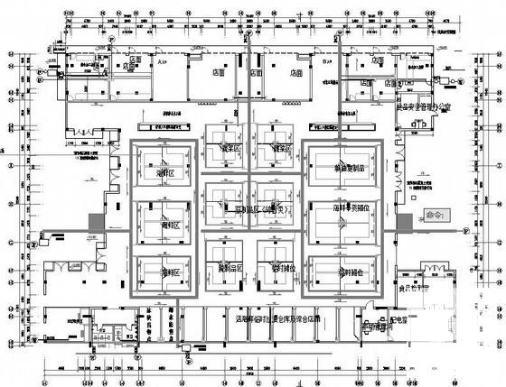 农贸市场给排水消防CAD施工图纸 - 1