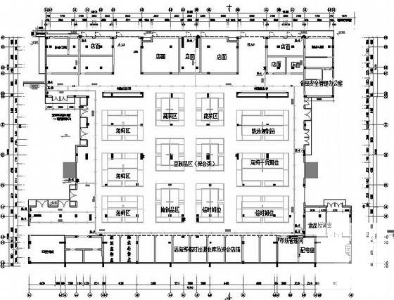 农贸市场给排水消防CAD施工图纸 - 4