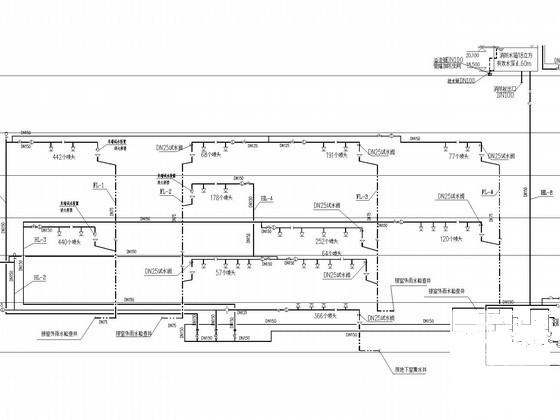 物流中心给排水消防CAD施工图纸（自动喷淋系统） - 4
