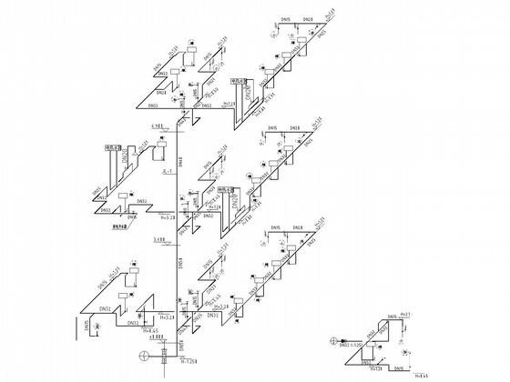 3层小型办公建筑给排水消防CAD施工图纸 - 3