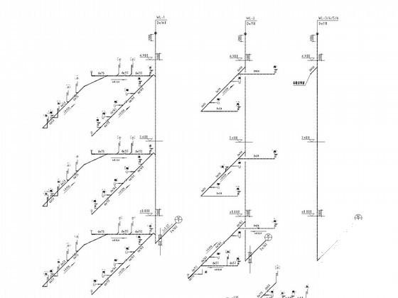 3层小型办公建筑给排水消防CAD施工图纸 - 4