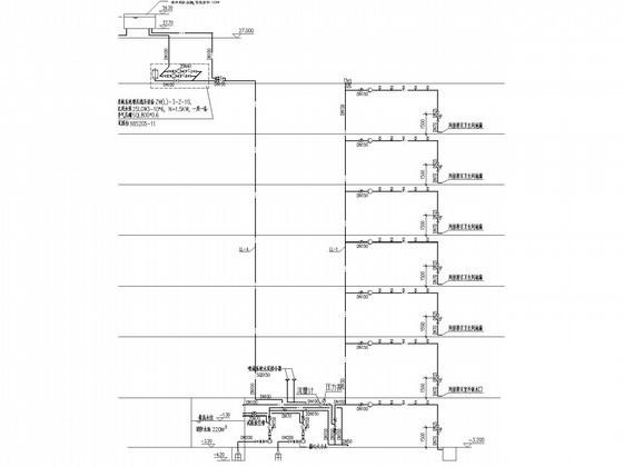 6层标准厂房给排水消防CAD施工图纸 - 3