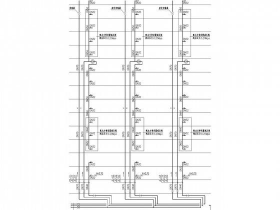 高层住宅楼给排水消防CAD施工图纸（2018最新设计） - 3