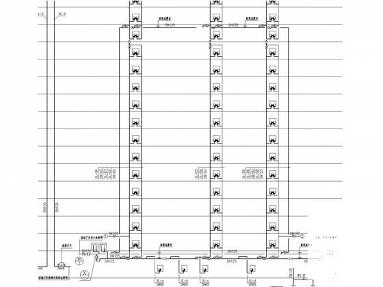 高层住宅楼给排水消防CAD施工图纸（2018最新设计） - 4