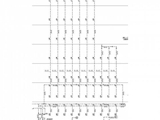 10层电子产品质检中心给排水消防CAD施工图纸(室外消火栓系统) - 4