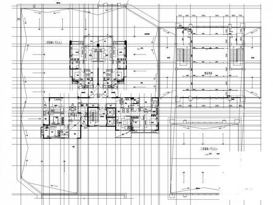 二类高层居住建筑给排水消防CAD施工图纸（自喷系统冷凝水系统） - 3