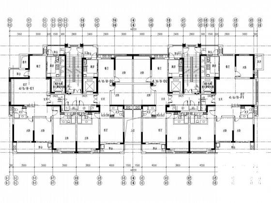 多层住宅楼给排水消防CAD施工图纸（2015最新设计） - 1