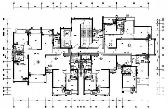 高层住宅楼给排水设计CAD施工图纸 - 2