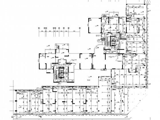 25层单元式塔楼住宅及底商给排水消防CAD施工图纸 - 3