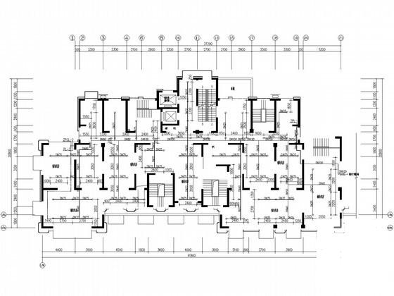 26层住宅楼及商业区给排水消防CAD施工图纸（绿色建筑） - 1