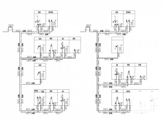 26层住宅楼及商业区给排水消防CAD施工图纸（绿色建筑） - 2
