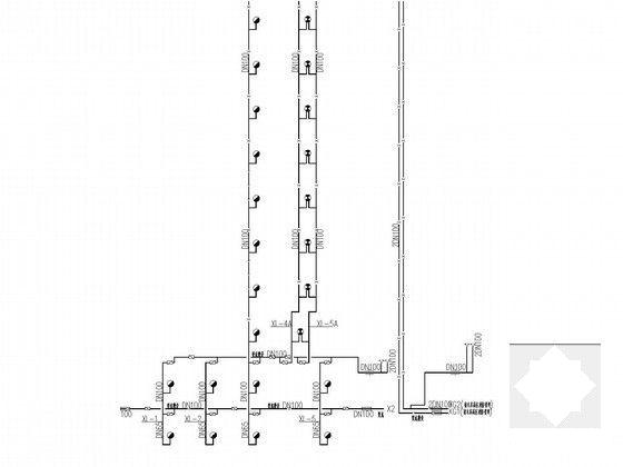 26层住宅楼及商业区给排水消防CAD施工图纸（绿色建筑） - 4