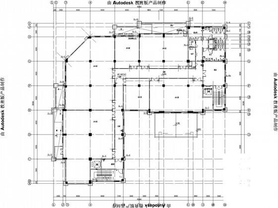 51五18.51平米层商业街给排水消防CAD施工图纸 - 1