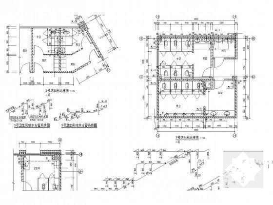 医院门诊住院综合楼及附建给排水消防CAD施工图纸（气体灭火） - 4