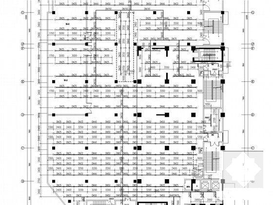 19层商业广场商住楼给排水消防CAD施工图纸（附计算书） - 5