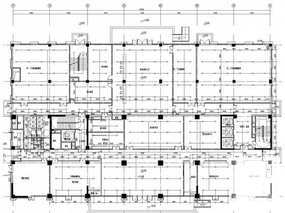 检验检测中心业务用房给排水消防CAD施工图纸（绿色建筑） - 4