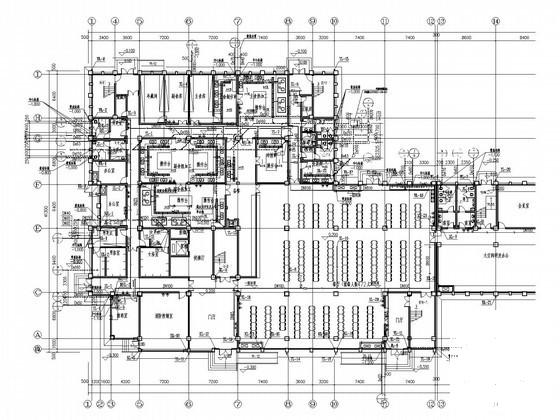 多层办公楼给排水消防CAD施工图纸（太阳能系统） - 1
