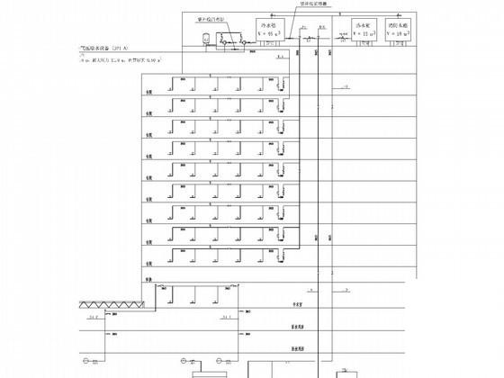 一类高层医院建筑给排水消防CAD施工图纸(自动喷淋系统图) - 3