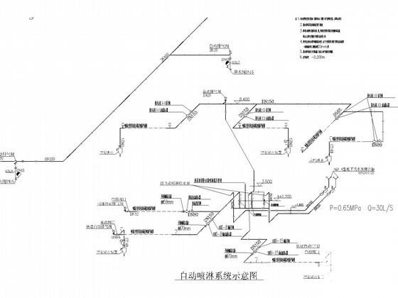 商业楼给排水及消防系统CAD施工图纸（自动喷淋） - 4