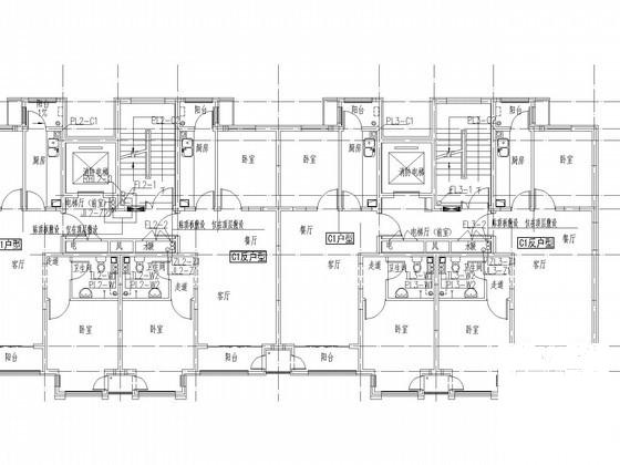 超高层住宅楼给排水及消防CAD施工图纸（太阳能系统） - 2