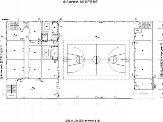 全民健身活动中心给排水及消防CAD施工图纸 - 1