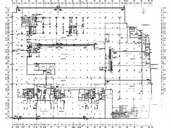 大型地下室给排水及消防CAD施工图纸（自动喷水湿式泡沫联用灭火系统） - 1