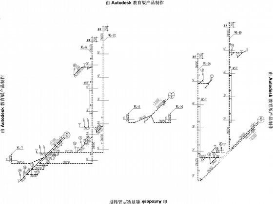 老年公寓给排水及消防CAD施工图纸（雨水系统） - 3