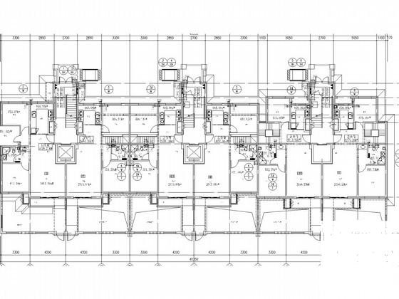 多层单元式住宅楼给排水及消防CAD施工图纸（热水系统） - 1