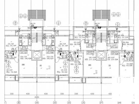 多层单元式住宅楼给排水及消防CAD施工图纸（热水系统） - 4