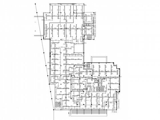 19层办公楼给排水消防CAD施工图纸 - 3