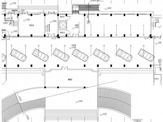 7层检察院办公楼给排水及消防设计CAD施工图纸 - 1