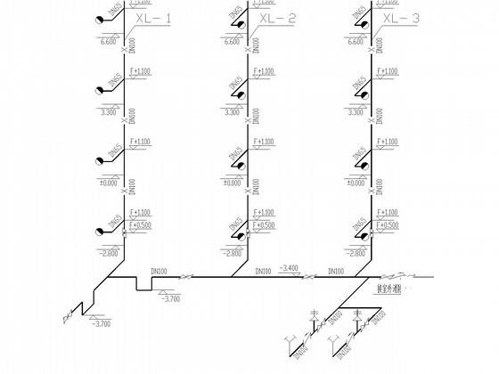 7层检察院办公楼给排水及消防设计CAD施工图纸 - 4