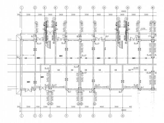 多层小区住宅楼给排水及消防CAD施工图纸（热水系统） - 1