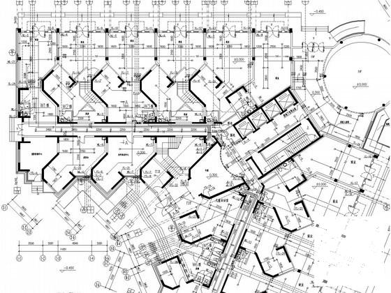 高层公寓式办公楼给排水及消防设计CAD施工图纸（煤气系统） - 1