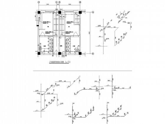6层行政综合楼给排水消防CAD施工图纸 - 3