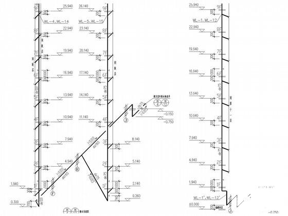 高层住宅楼给排水及消防设计CAD施工图纸（自动喷淋） - 3