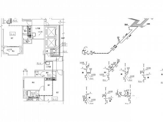 高层住宅楼给排水及消防设计CAD施工图纸（热水系统） - 3