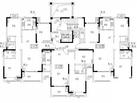 11层住宅楼给排水消防CAD施工图纸 - 1