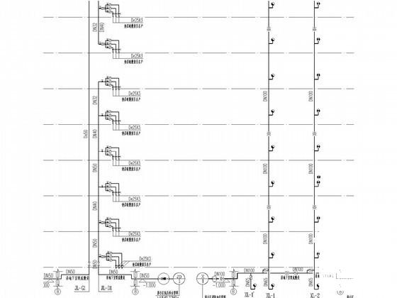 11层住宅楼给排水消防CAD施工图纸 - 2