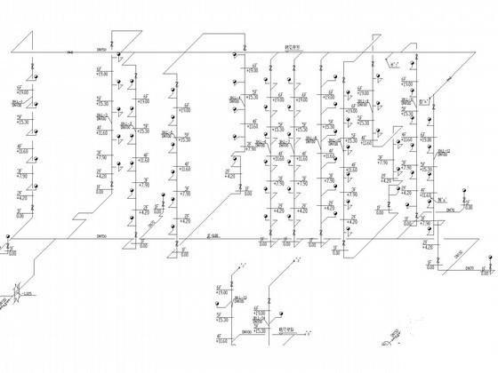 基地研发中心建筑群给排水消防CAD施工图纸(自动喷淋系统图) - 4