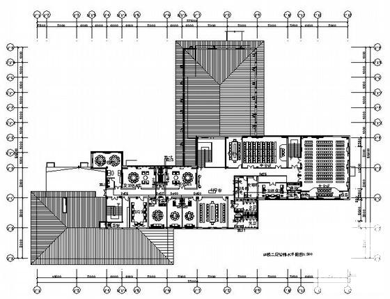 2层工人温泉疗养院给排水CAD图纸 - 1