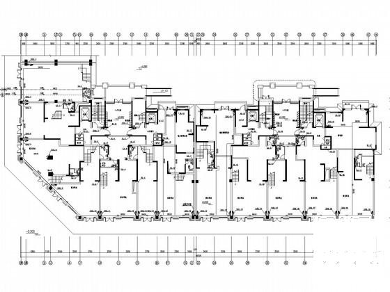 32层住宅楼给排水消防CAD施工图纸(卫生热水系统) - 1