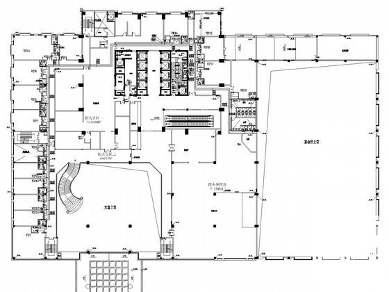 8万平39层五星级酒店给排水消防CAD施工图纸(自动喷水灭火系统) - 1