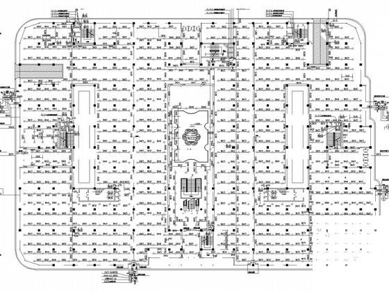 大型商场给排水及消防CAD施工图纸（自动喷淋） - 1