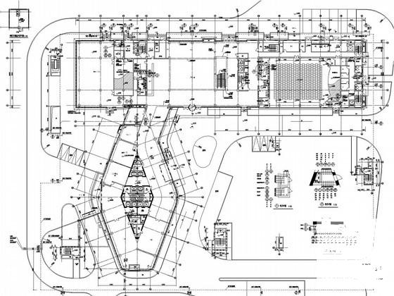 高层酒店办公综合体给排水消防CAD施工图纸 - 1