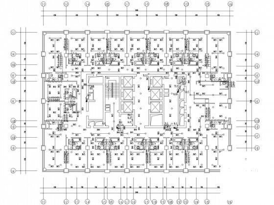 20层商用写字楼综合大厦优秀给排水设计CAD图纸（90余页设计说明书） - 1